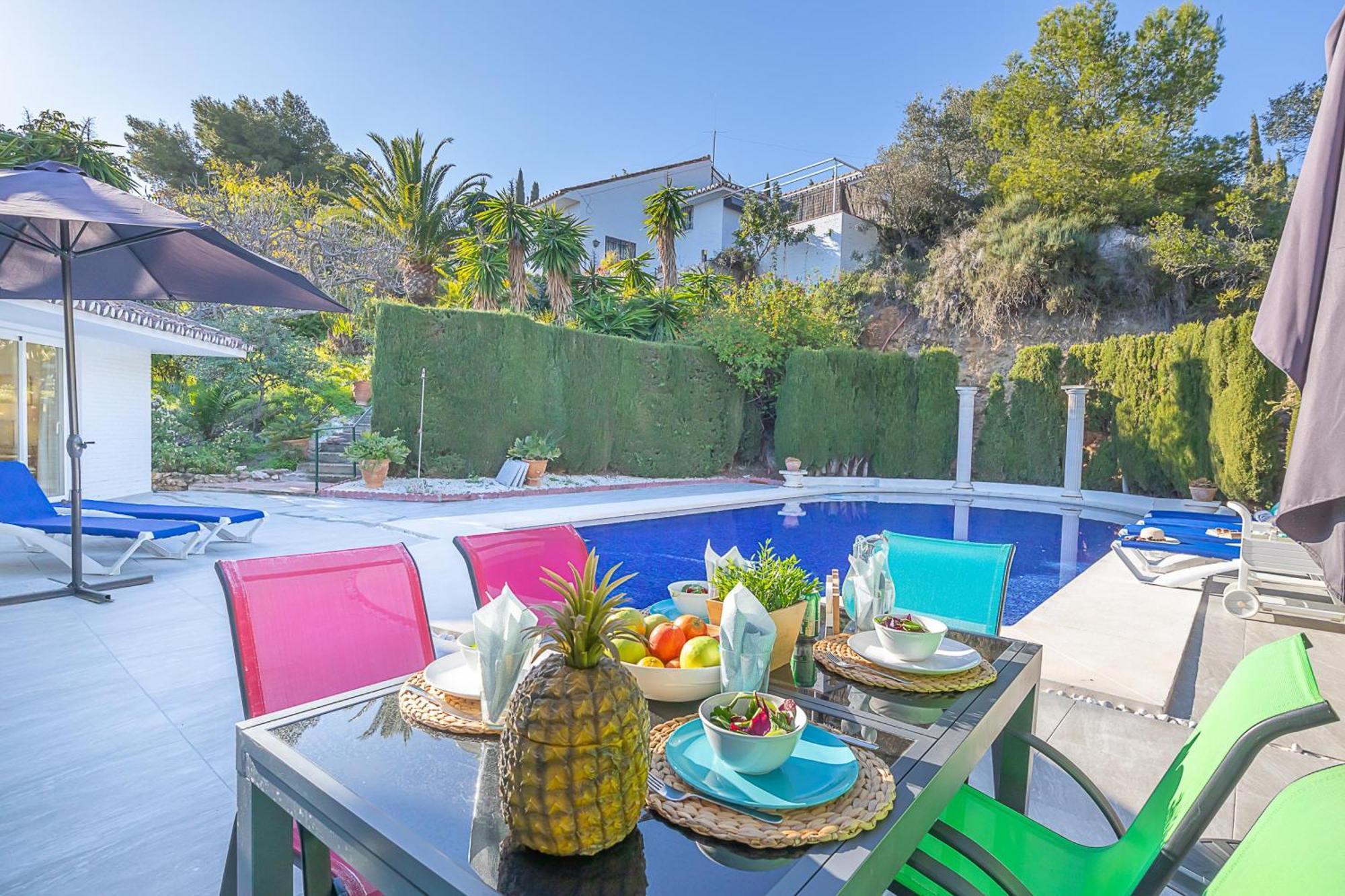 Pool Villa Rancho Domingo Family Friendly - Happy Rentals Benalmádena Zewnętrze zdjęcie