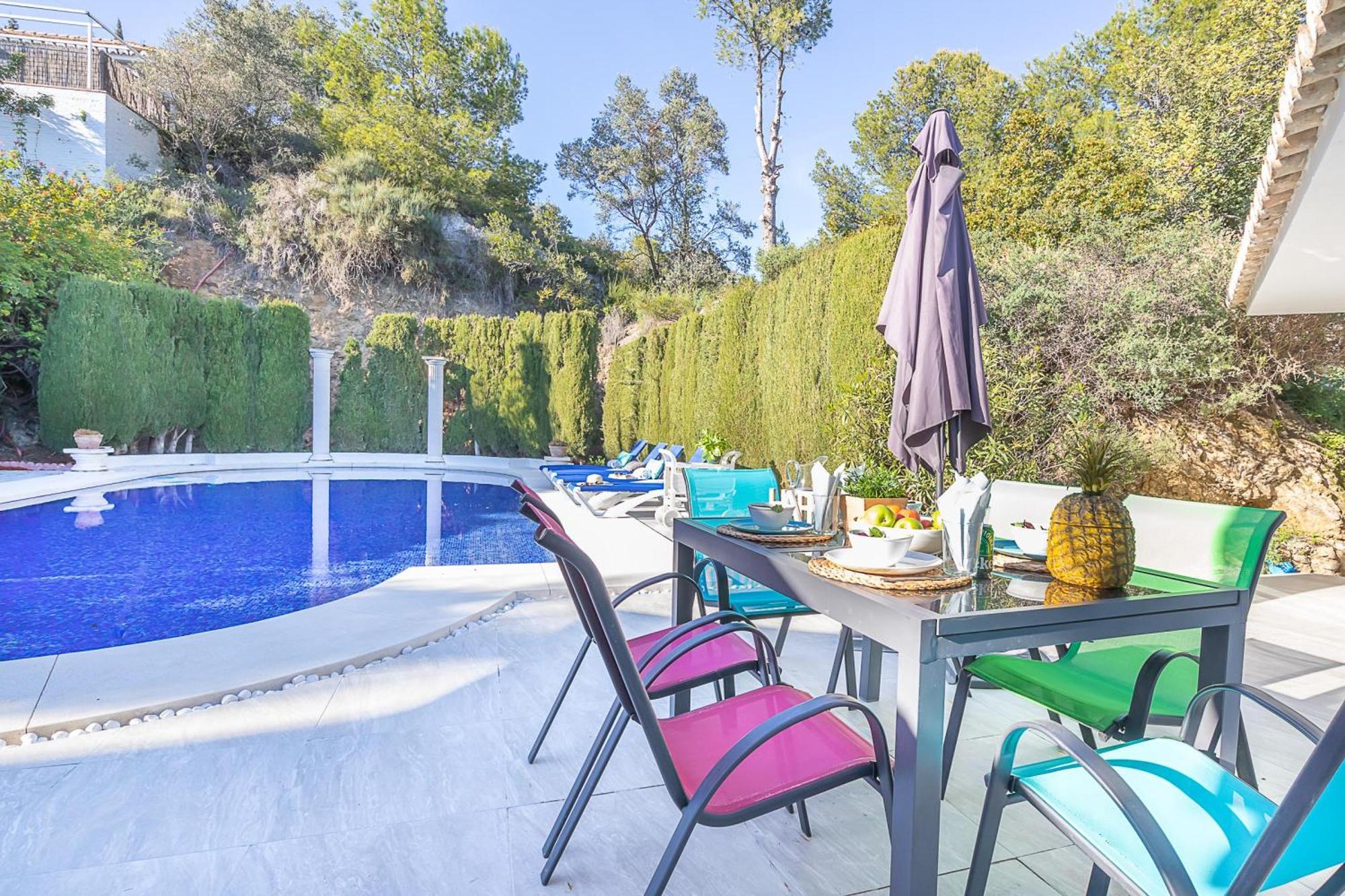 Pool Villa Rancho Domingo Family Friendly - Happy Rentals Benalmádena Zewnętrze zdjęcie